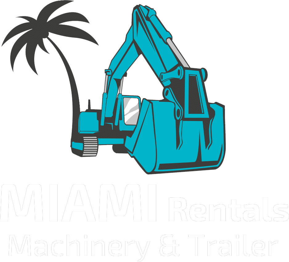 Miami Machinery and trailer rental, logo white